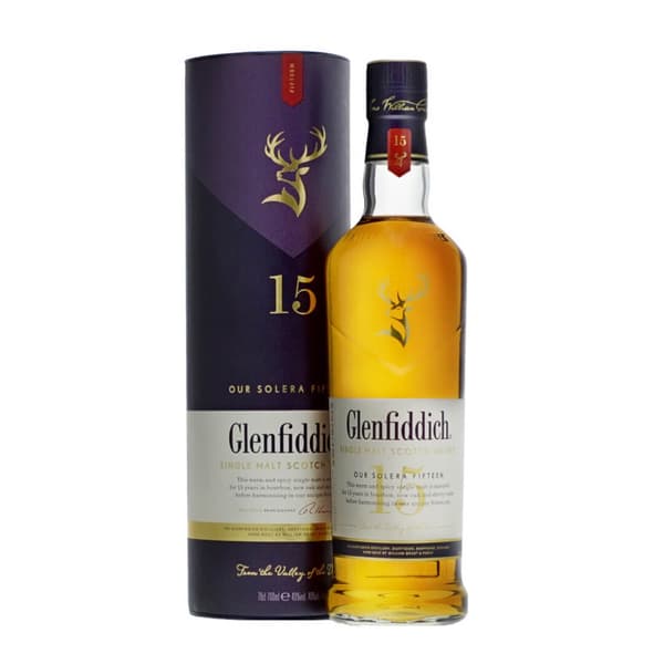 Glenfiddich 15 Years Solera 70cl. 40%vol.