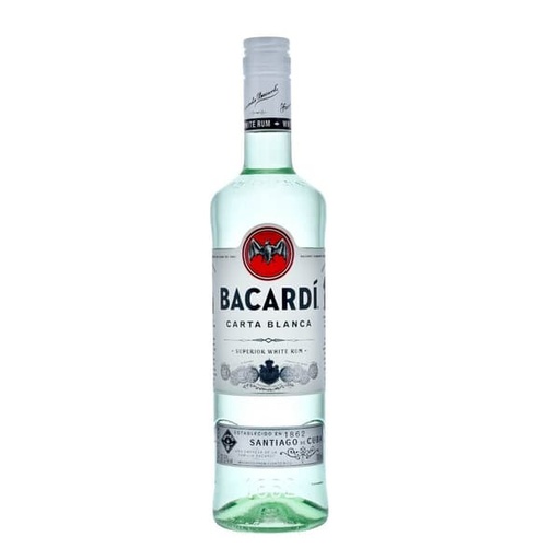 Bacardi Carta Blanca 37.5%vol.