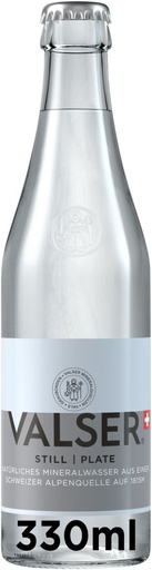 [189006] Valser Wasser ohne Kohlensäure 33cl.